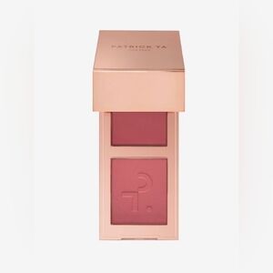 PATRICK TA MINI Double-Take Crème & Powder Blush Duo SHE GOES TO THE GYM.